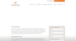 Desktop Screenshot of phoenixcreditconsultants.com